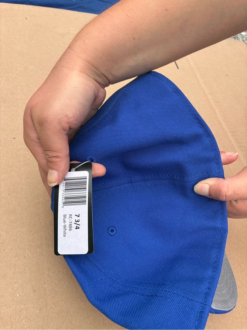 New Era Royal Blue Reigning Champ 59FIFTY Fitted Hat - Picture 2 of 3